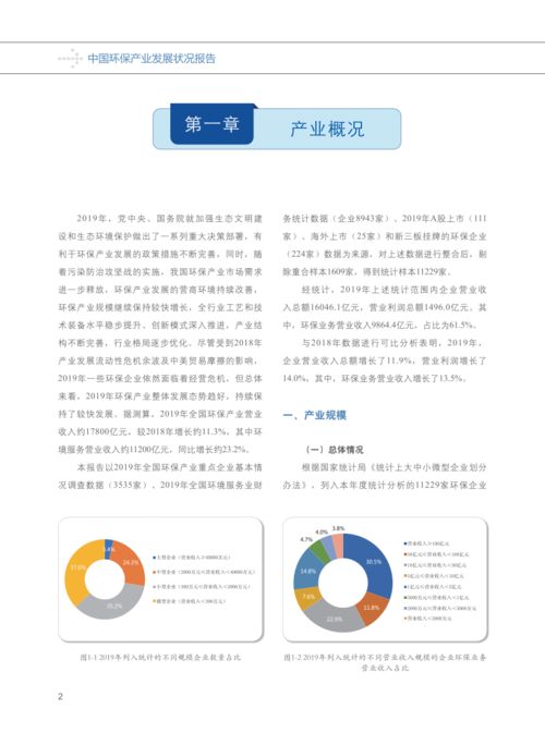 生態環境部 2020中國環保產業發展狀況報告